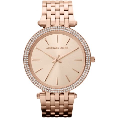 michael kors darci rose gold watch mk3192|Michael Kors darci pave.